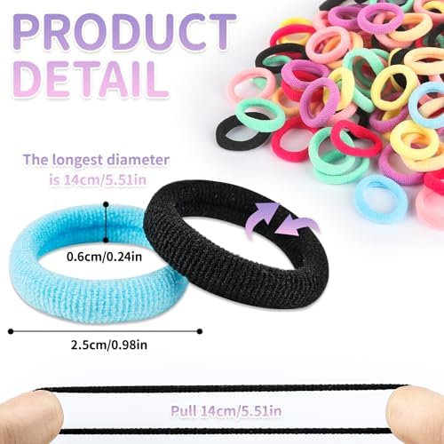 Vue 2 de Pcs Elastique Cheveux Fille