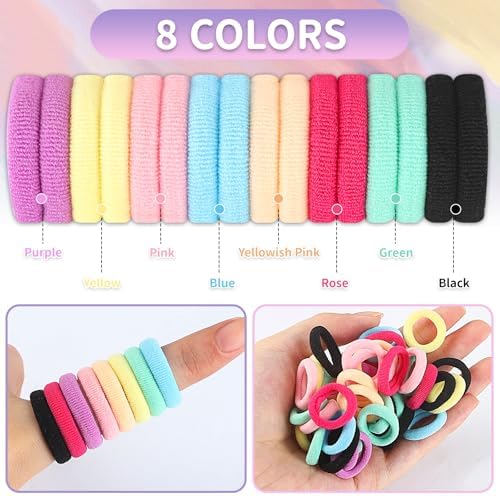 Vue 5 de Pcs Elastique Cheveux Fille