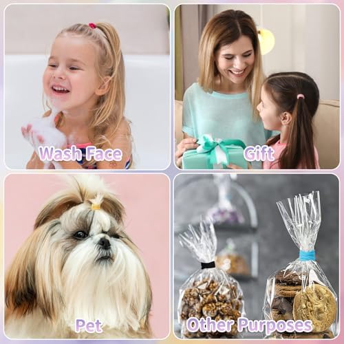 Vue 6 de Pcs Elastique Cheveux Fille