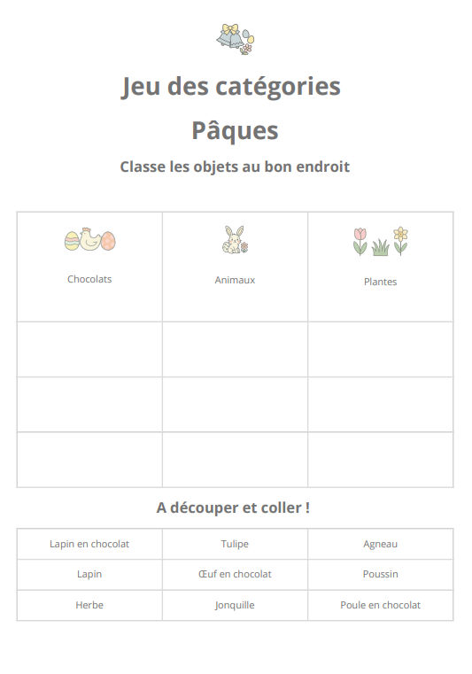 Pack d’activités de Pâques pour enfants (3–6 ans) – Jeux, coloriages & devinettes vue enfant