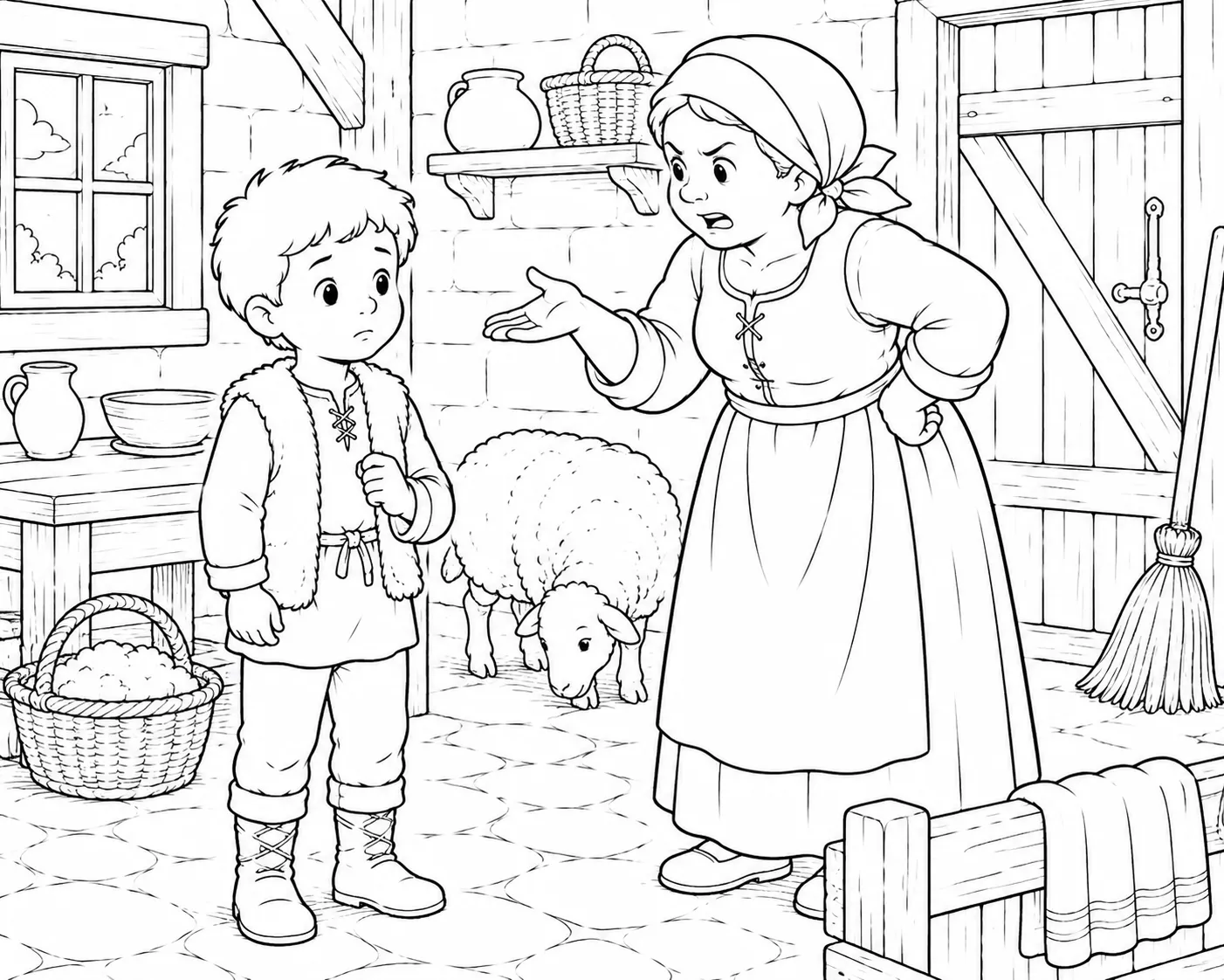 Fatal refuse de mentir — Coloriage éducatif