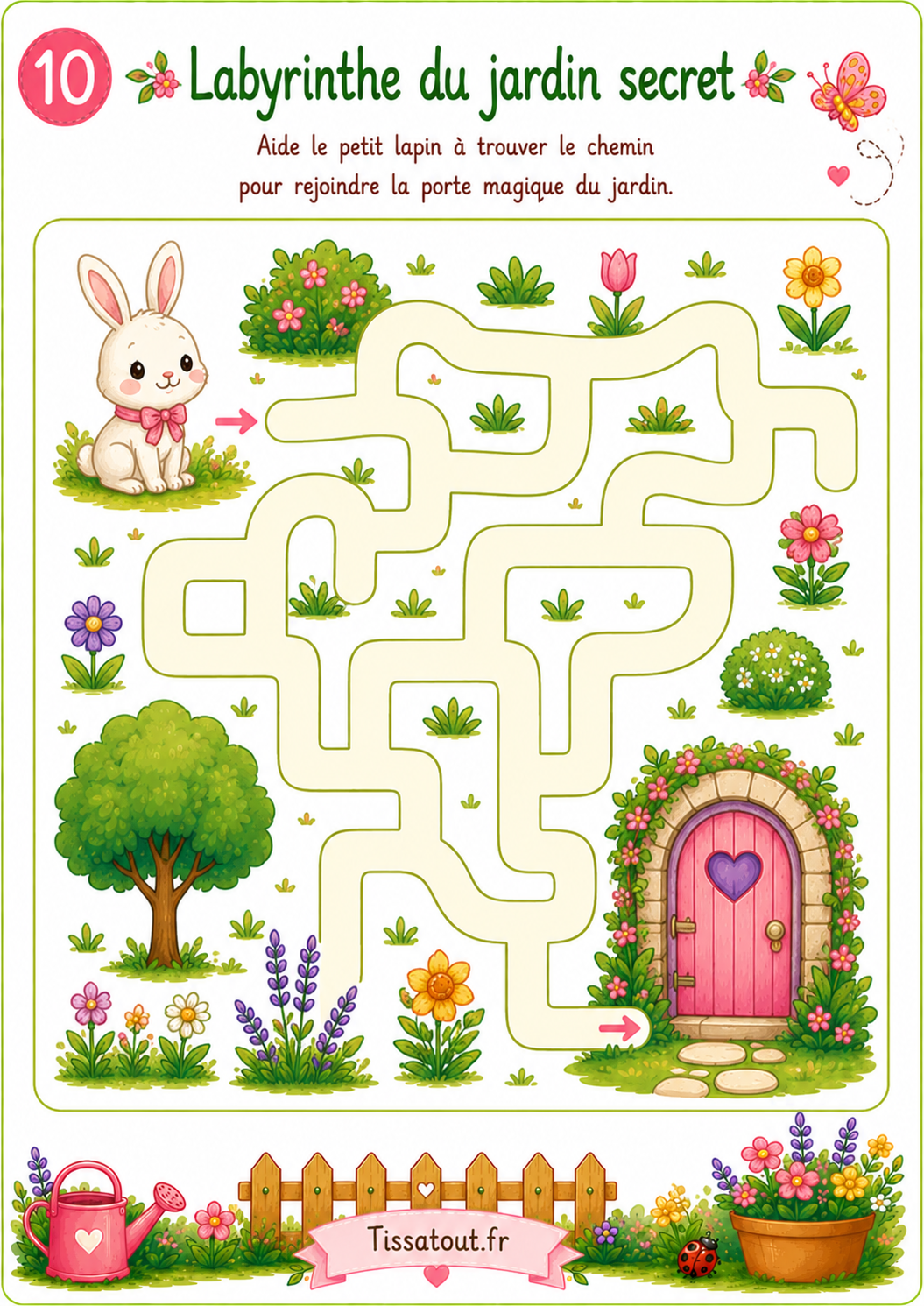 Le Jardin Magique des Petites Découvertes – Cahier d’activités à imprimer vue enfant