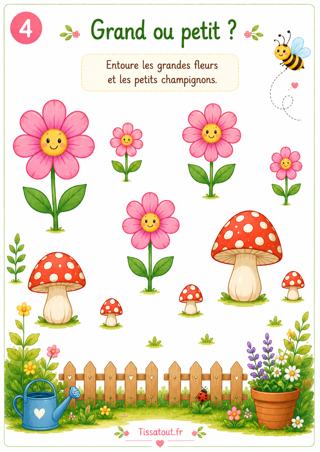Le Jardin Magique des Petites Découvertes – Cahier d’activités à imprimer aperçu 2