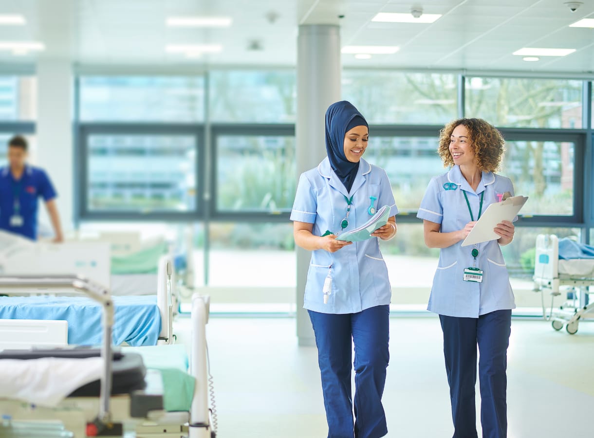 Nurses on a ward