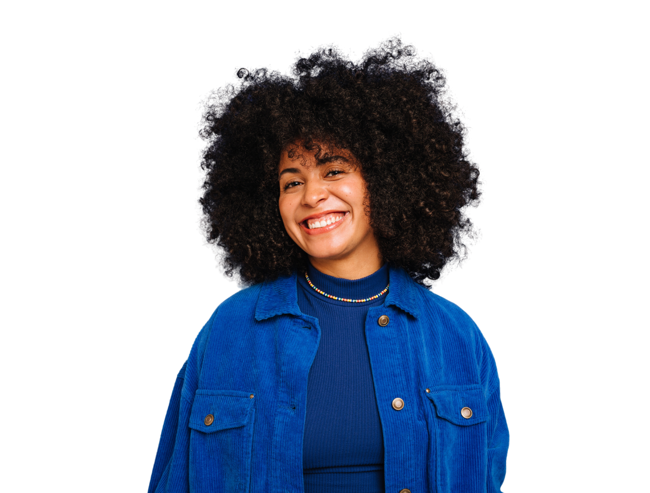 Young woman excited to study her A Level Sociology course