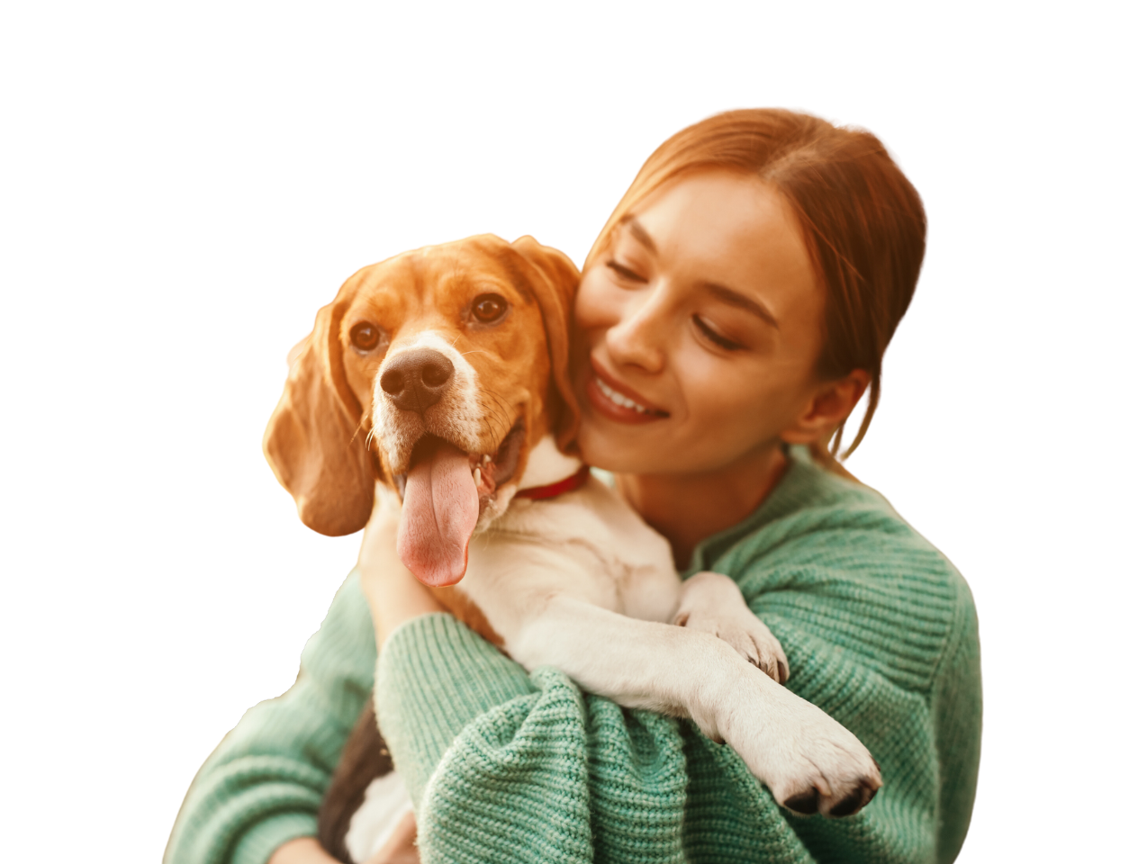 Animal Behaviour Courses | Young woman hugging her dog