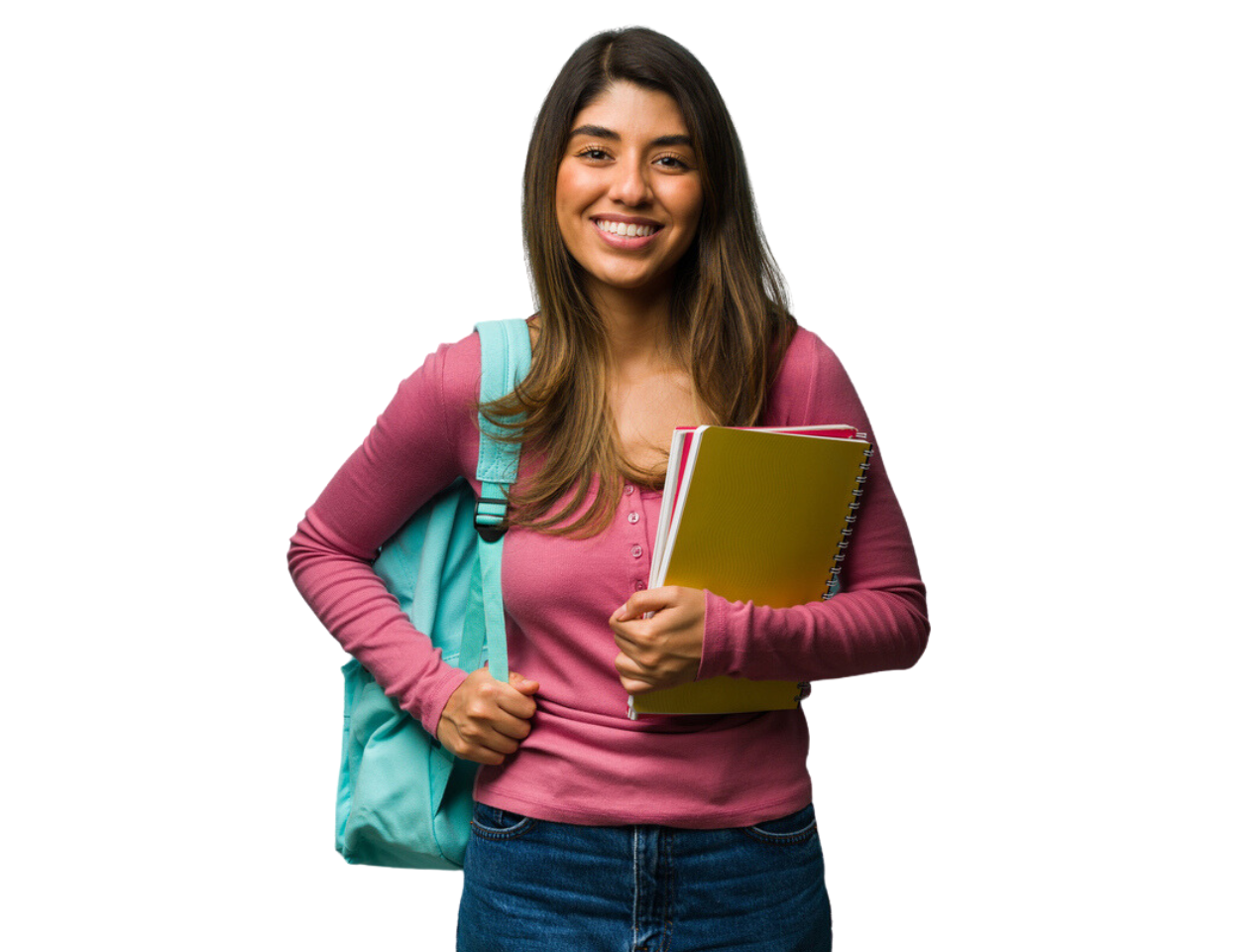 Woman with notebooks | Study plan