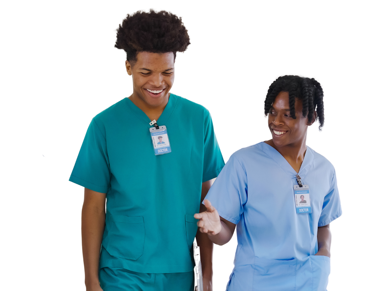 Nurses laughing
