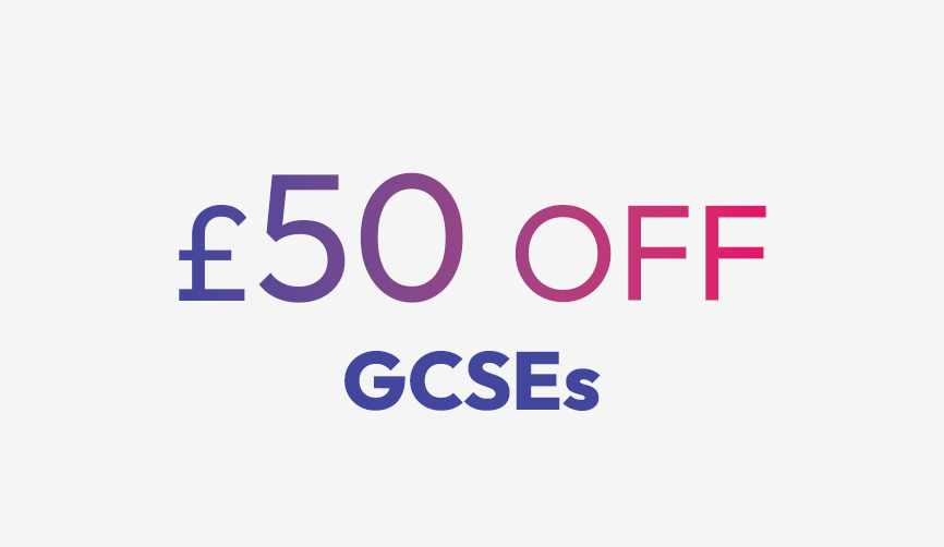 £50 off all online GCSE courses