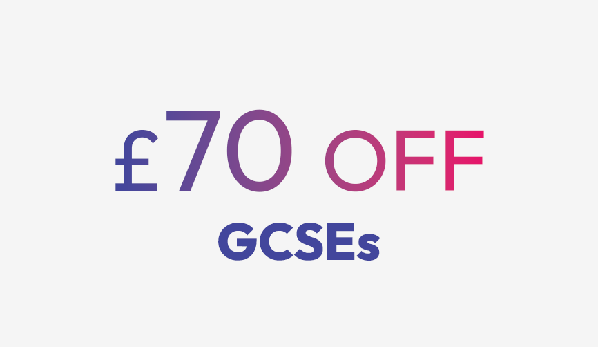 £70 off all online GCSE courses