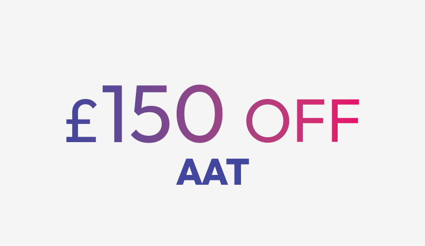 Up to £150 off AAT courses