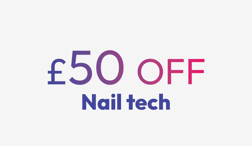 £50 off complete nail tech courses