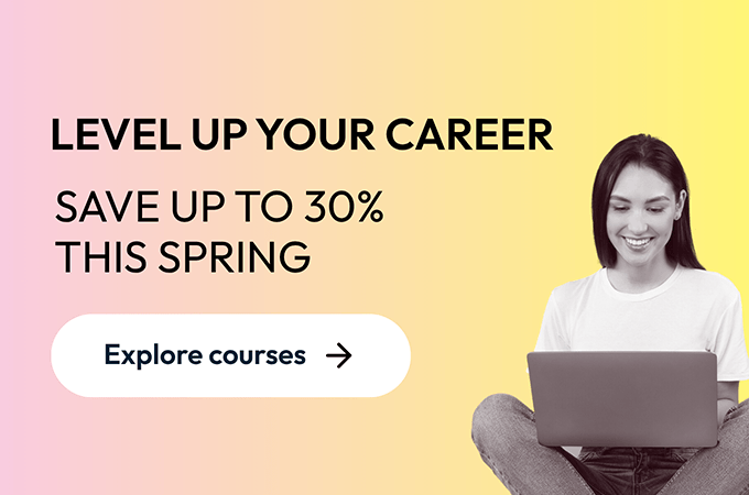 Save up to 30% this spring