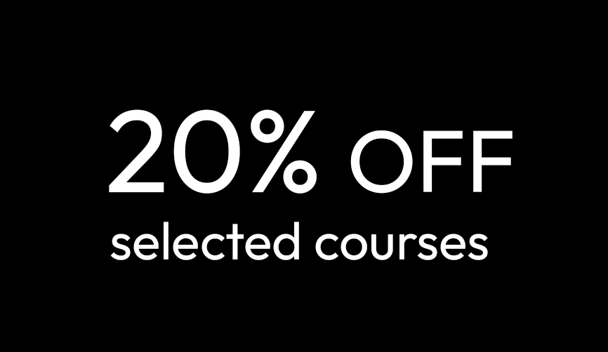 Up to 25% off hundreds of courses