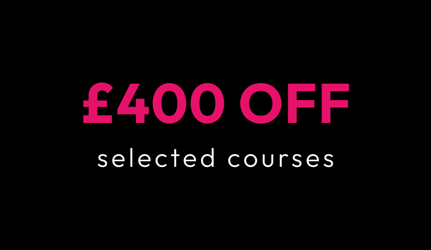 Up to £400 off hundreds of courses