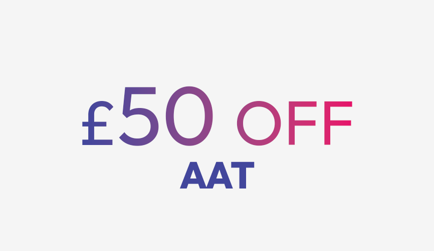 Up to £50 off AAT courses