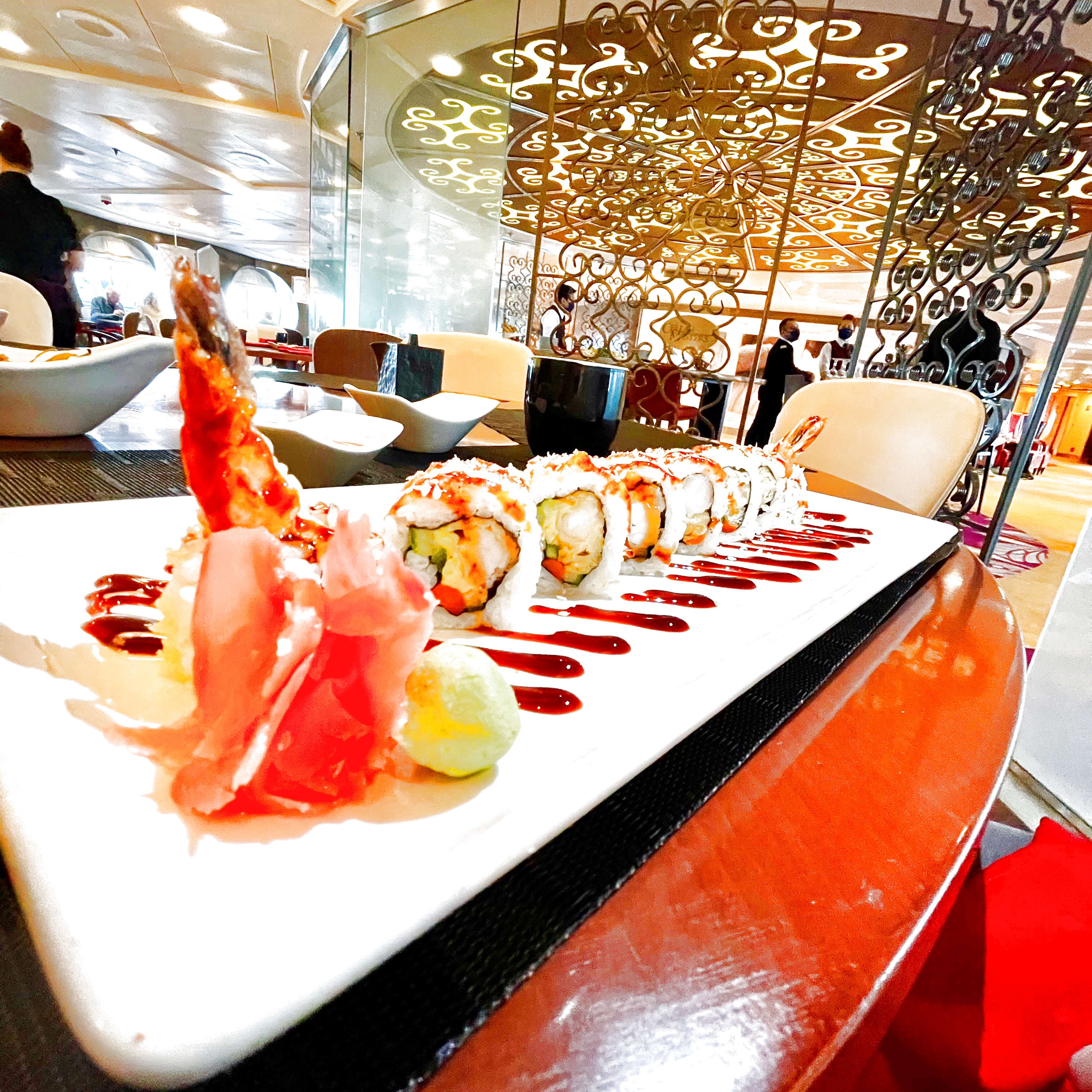 Raw on 5 sushi spread