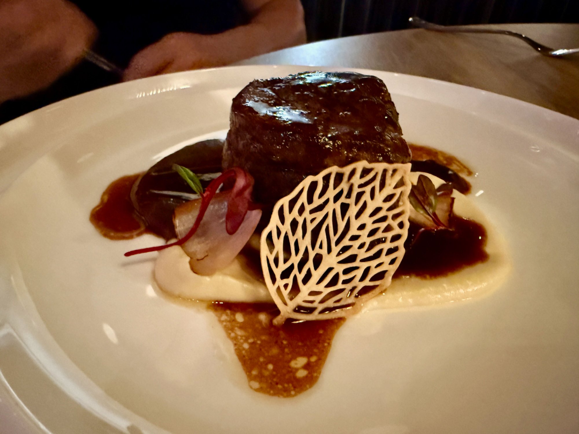 Lechon — Plantain Crust Confit Pork at Mosaic