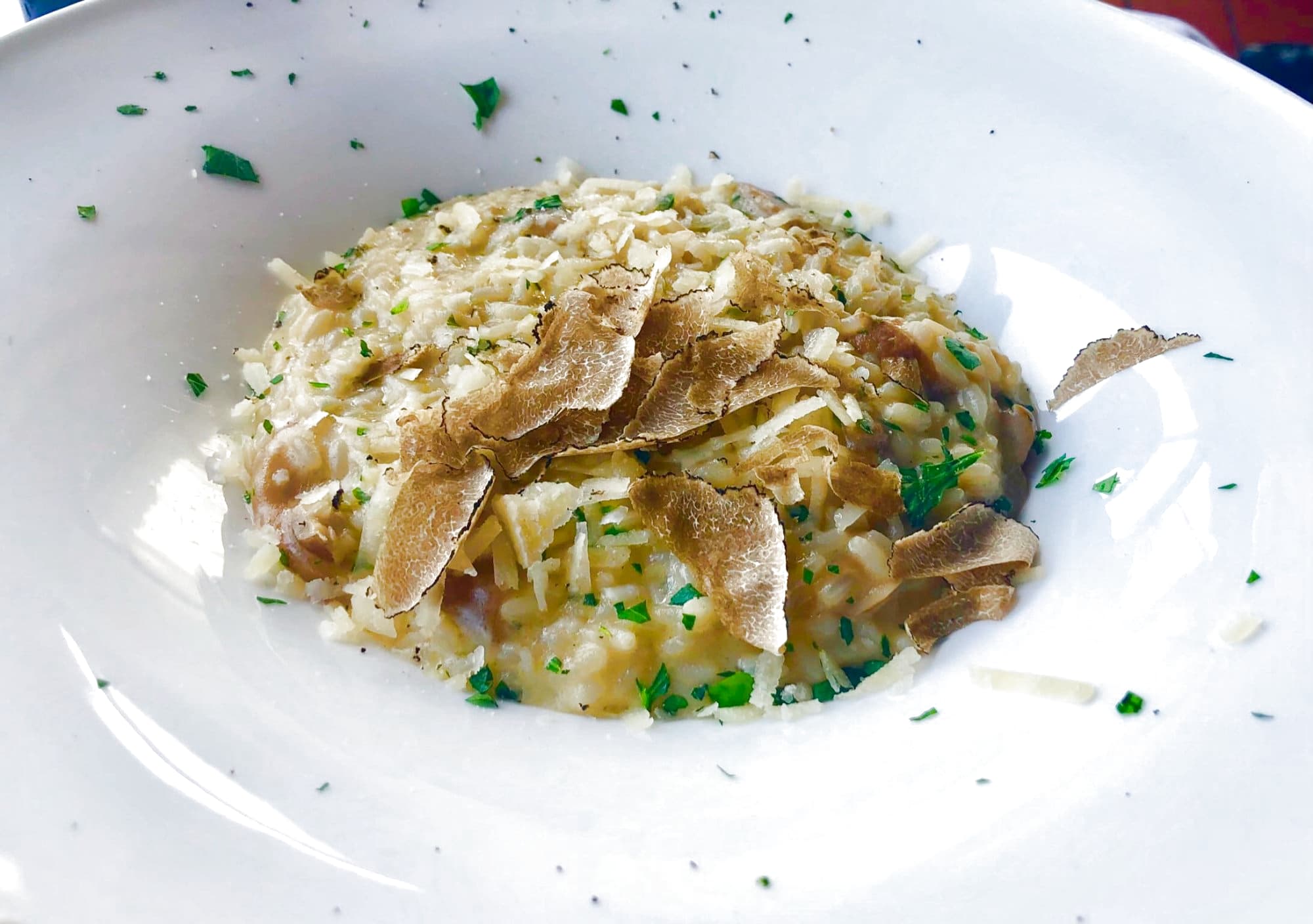 White truffle risotto, Tuscany