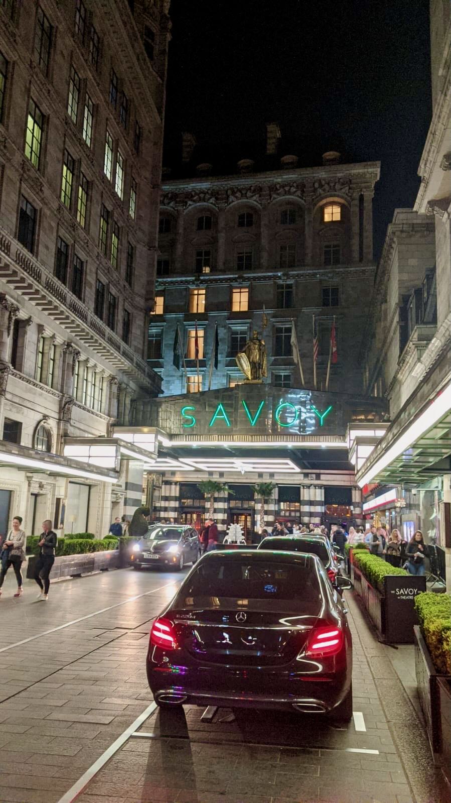 The Savoy — front entrance, London