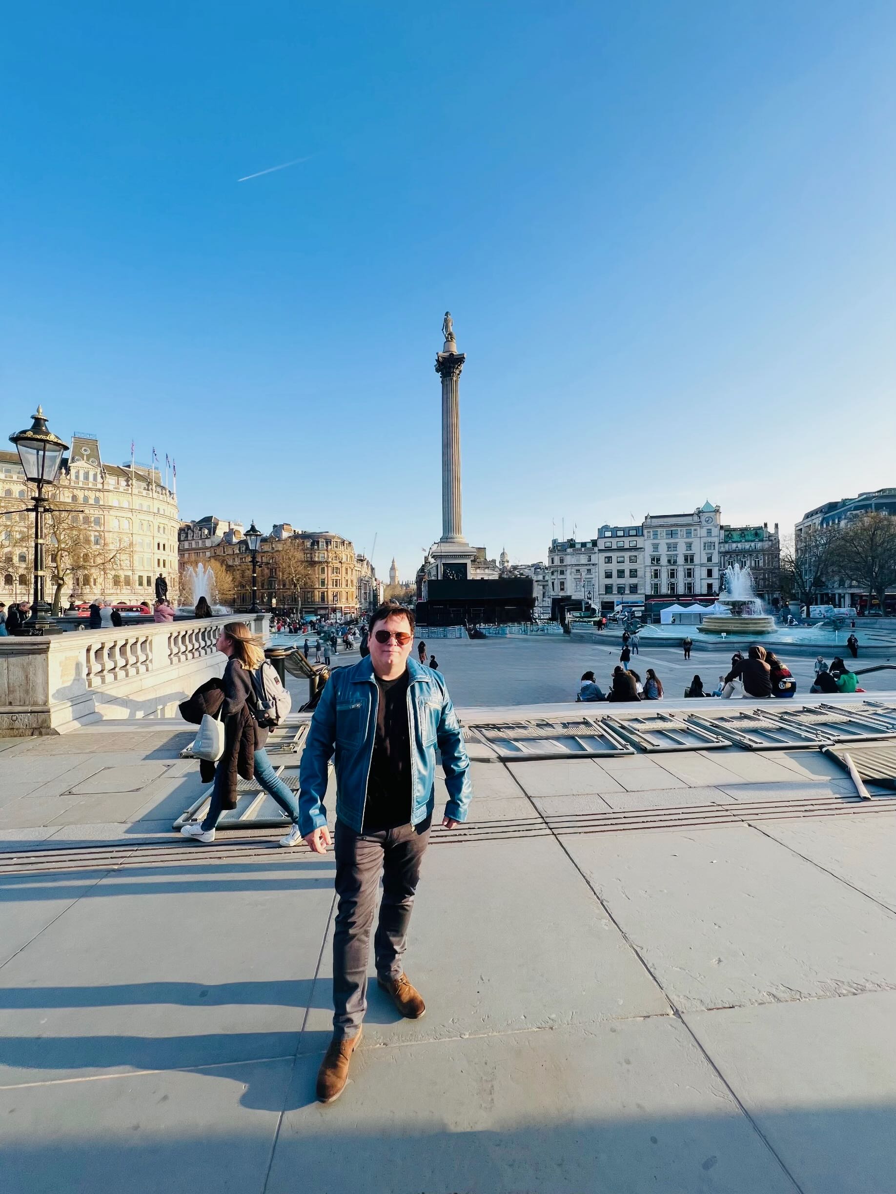 Patrick Raymond at Trafalgar Square — London