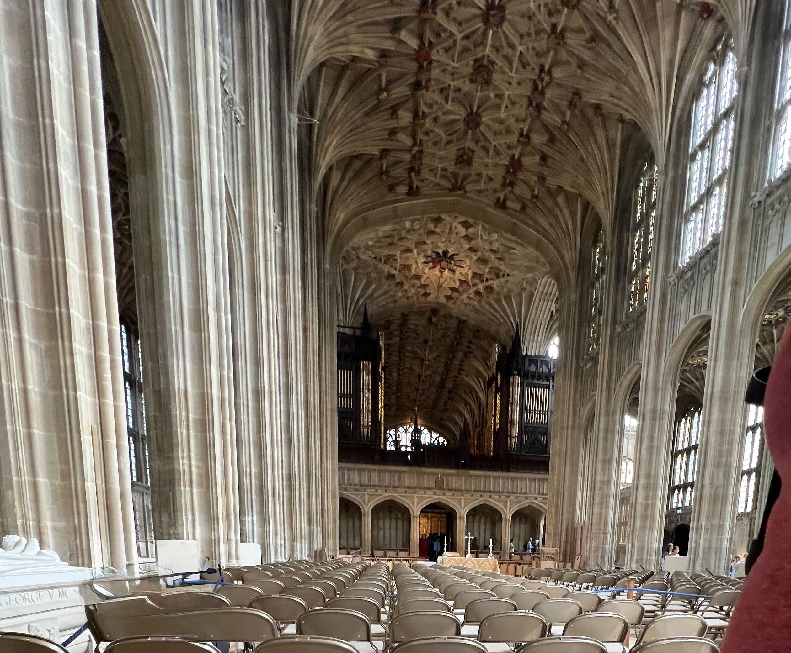 St George Chapel Windsor Castle — interior day