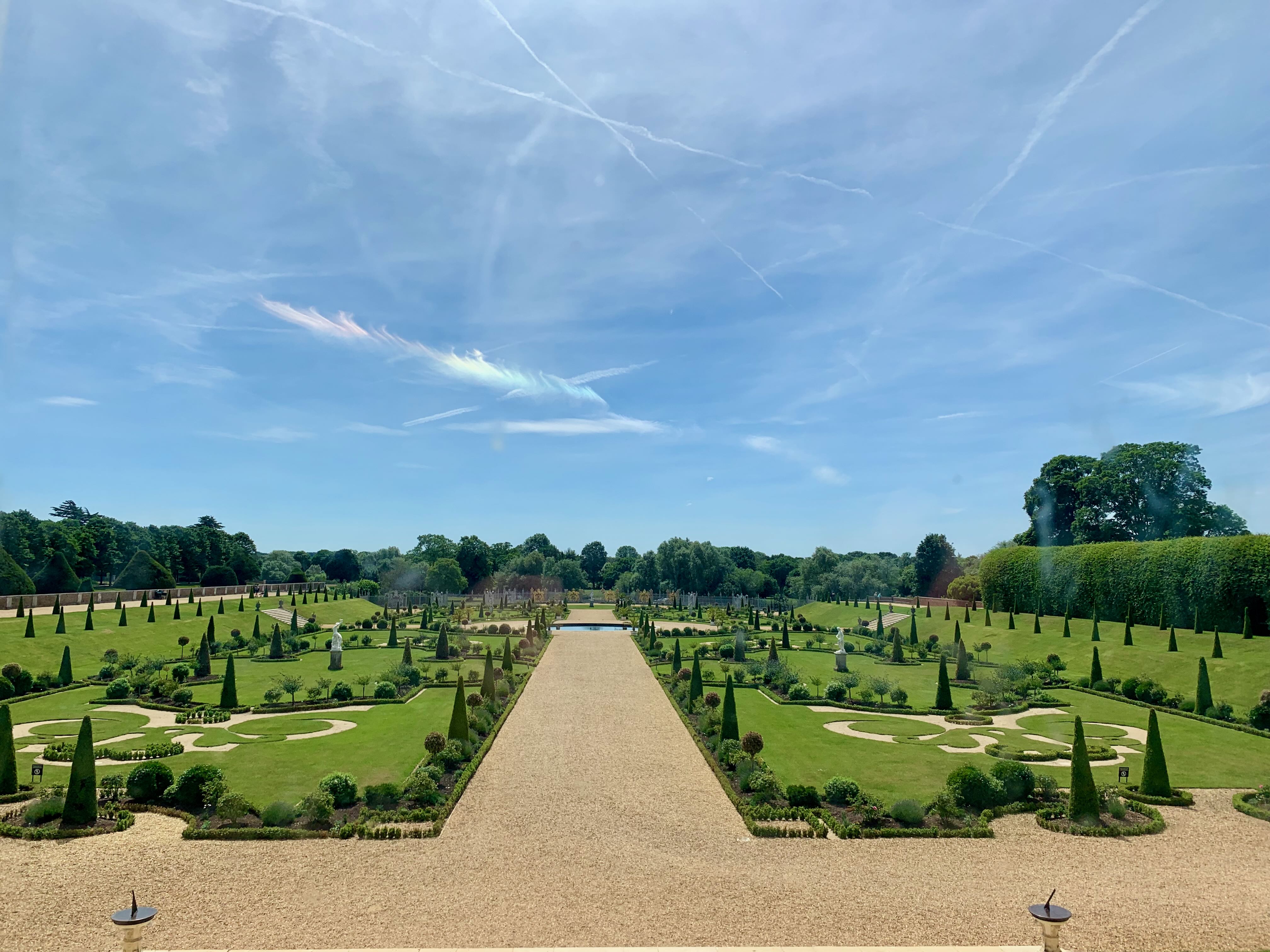 Hampton Court — back gardens and park