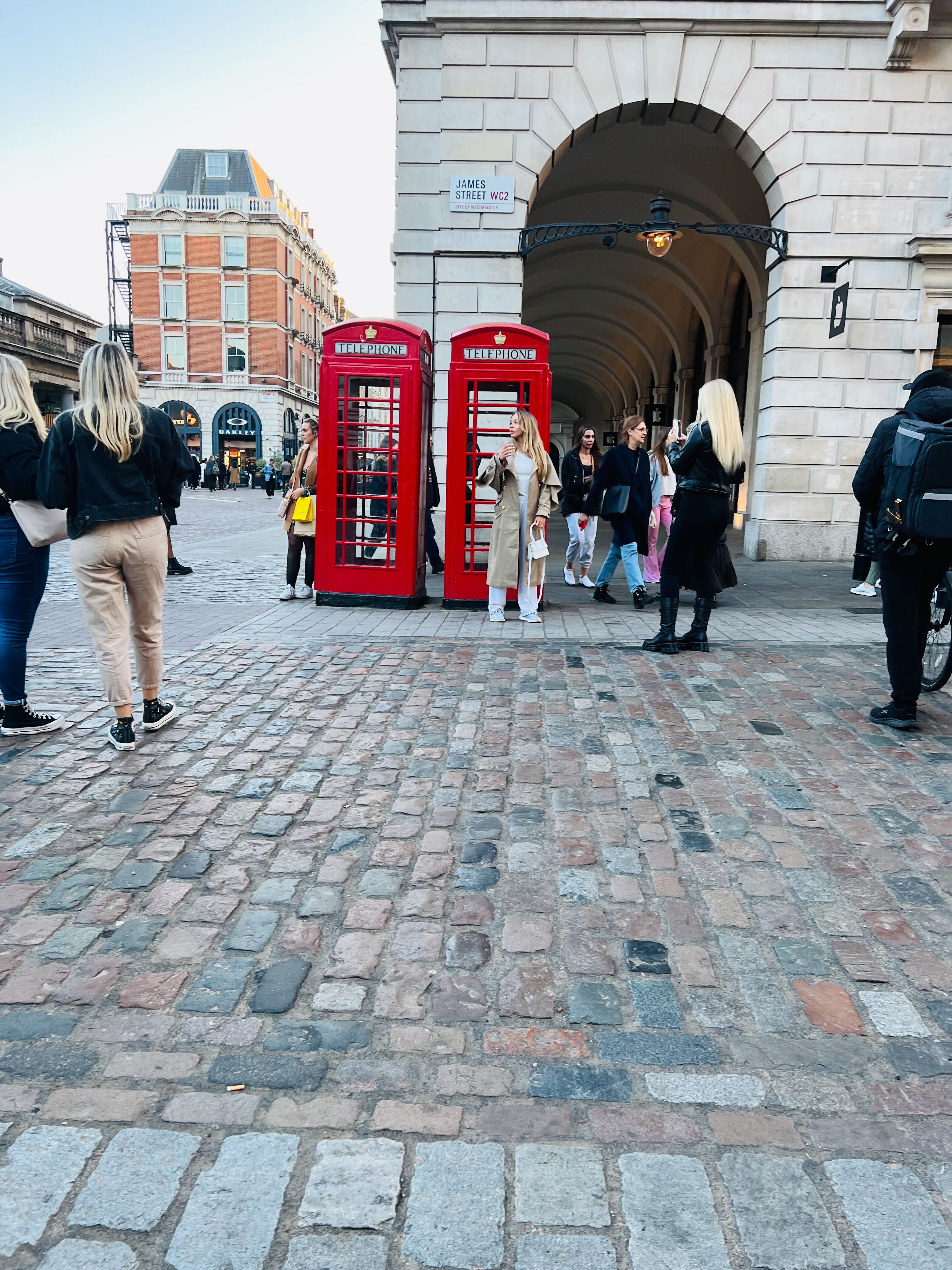 Old school phone booth — Covent Garden, London