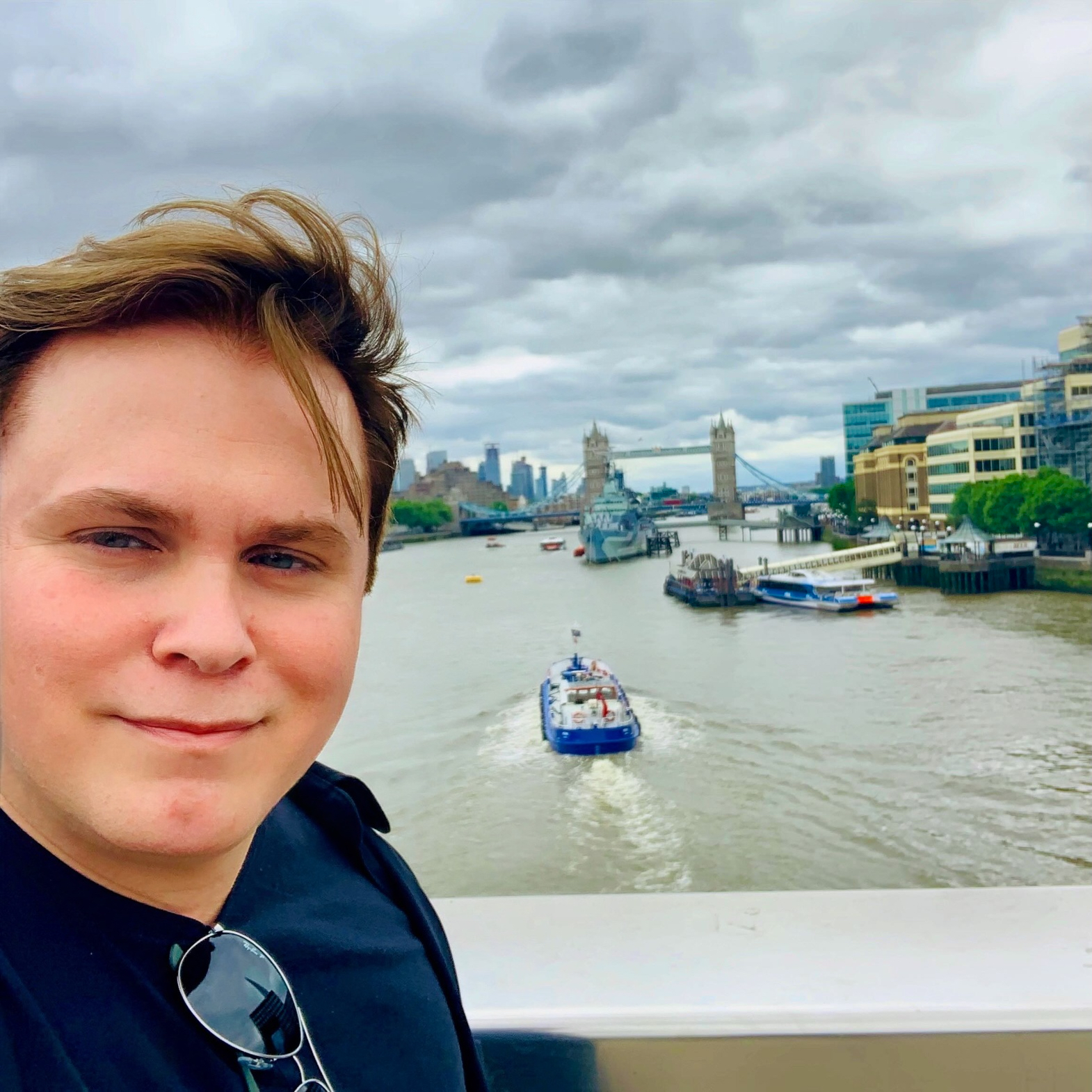 Patrick Raymond with Tower Bridge — London