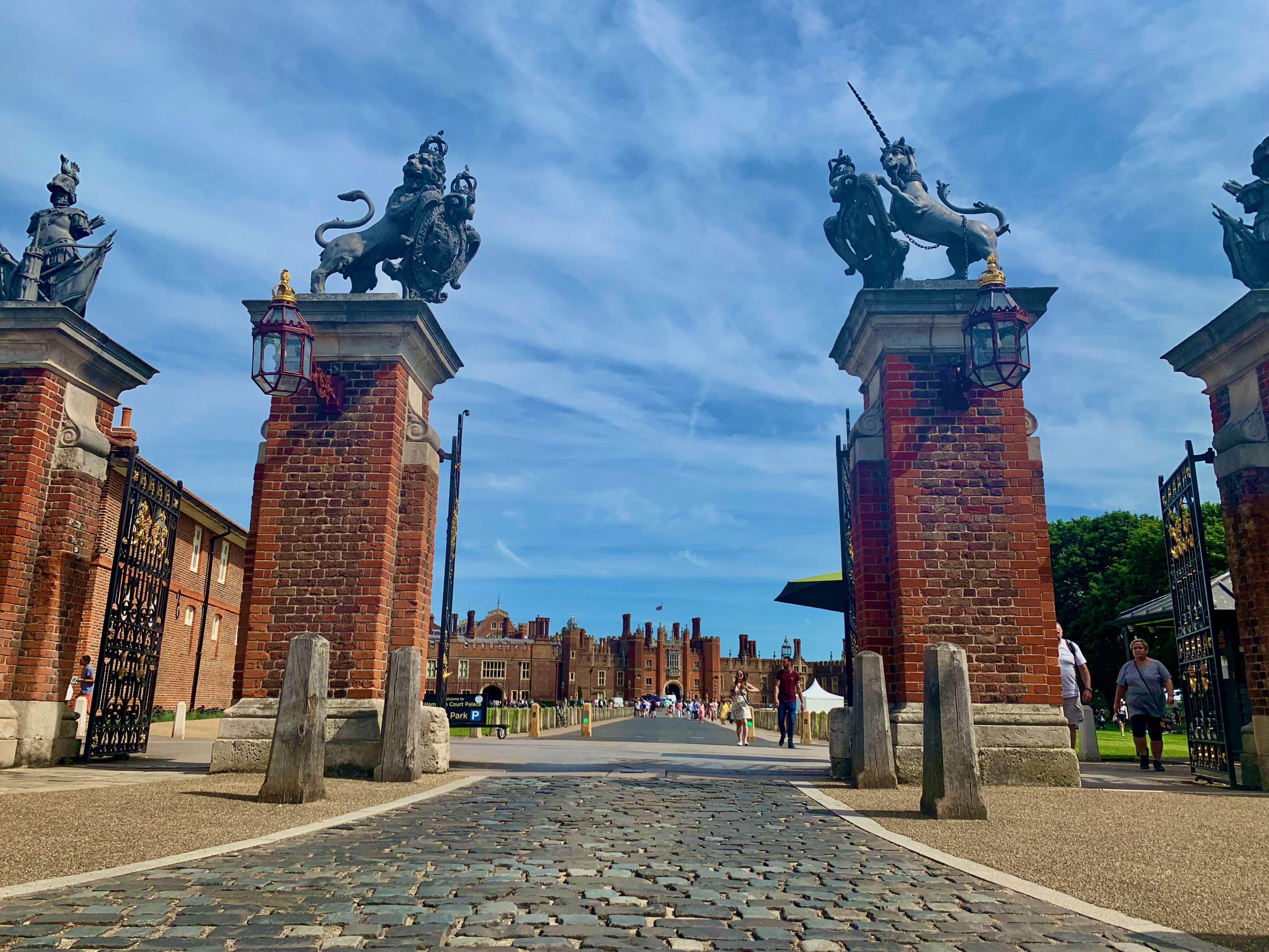 Hampton Court Palace — front gates