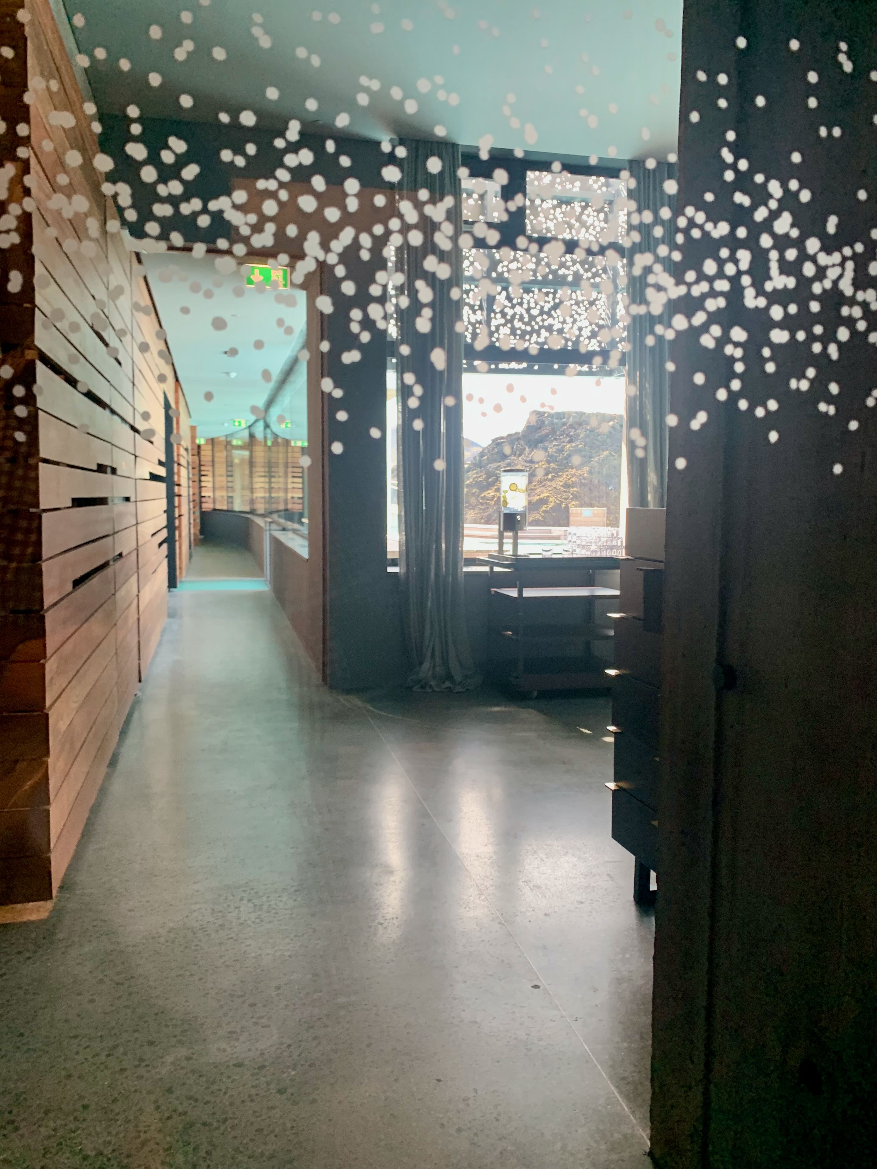 The Retreat — access door to interior spa area amenities