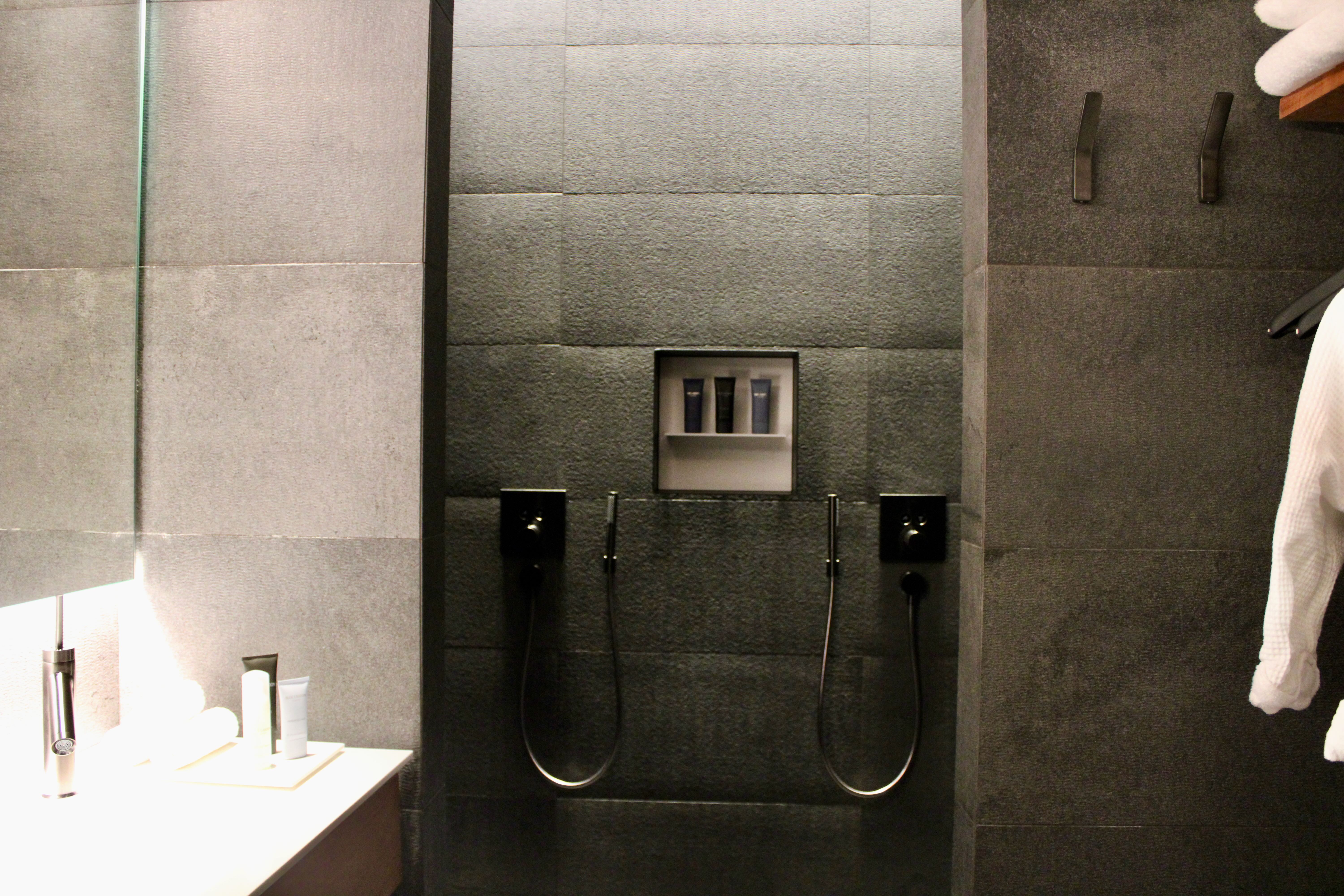 The Retreat — private changing room spa amenities