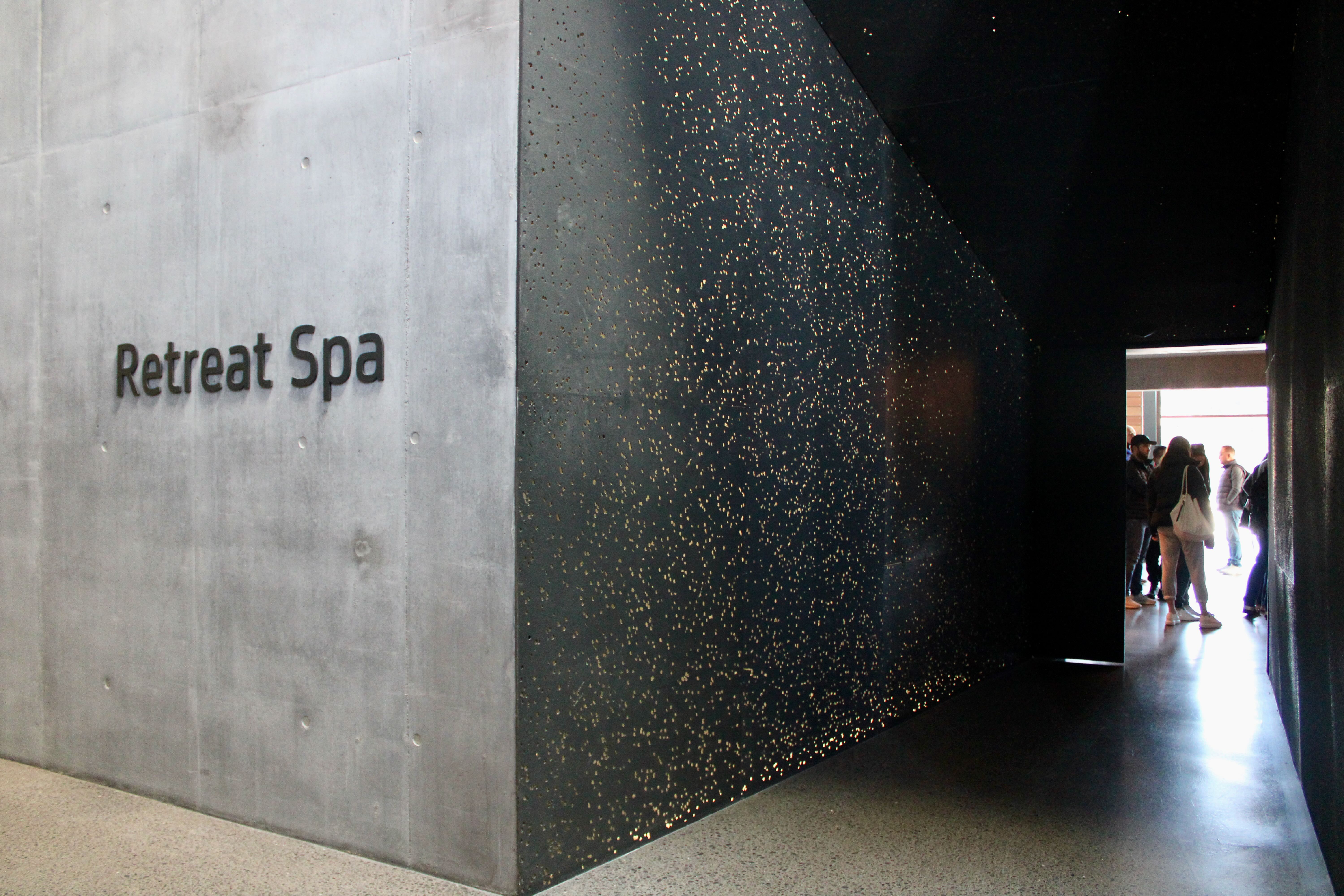 The Retreat at Blue Lagoon — mystical volcanic style entrance