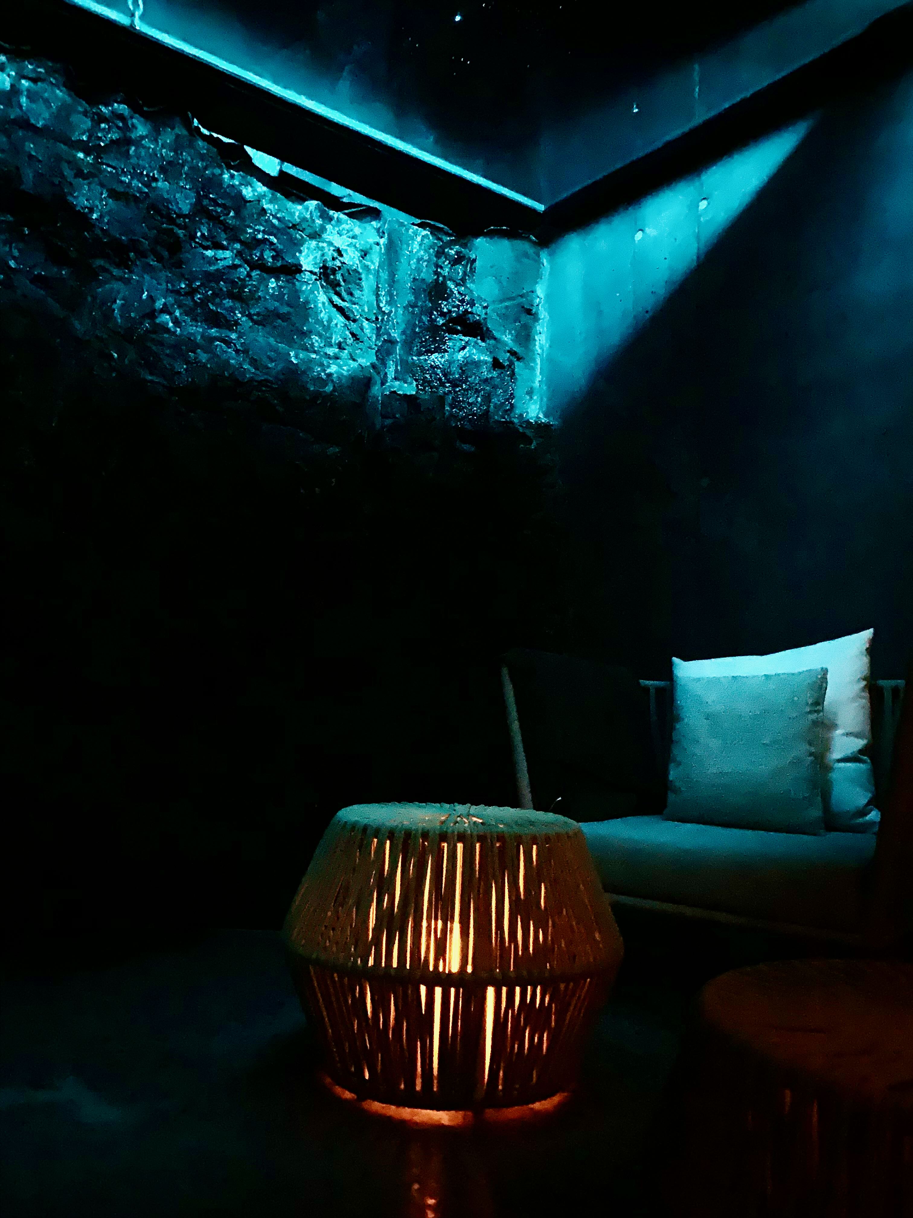 The Retreat — subterranean volcanic relaxation room