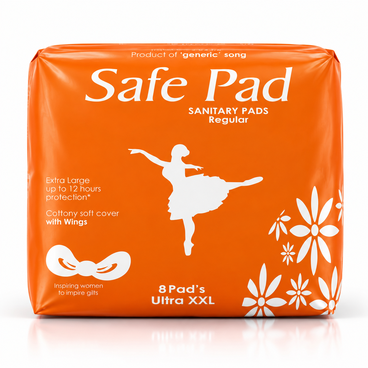 Safe Pad Sanitary Pads Regular Ultra XXL – 8 Pads