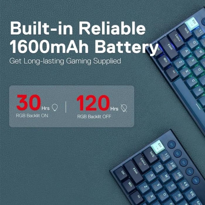 Clavier Gamer Mécanique Redragon Noctis K632nb Pro Rgb Noir..