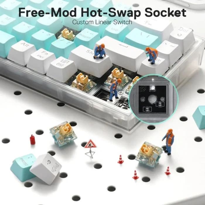 Clavier Gamer Sans Fil Redragon Castor K631 Pro Rgb........