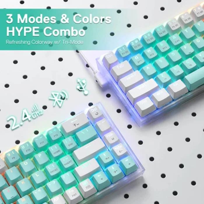 Clavier Gamer Sans Fil Redragon Castor K631 Pro Rgb......