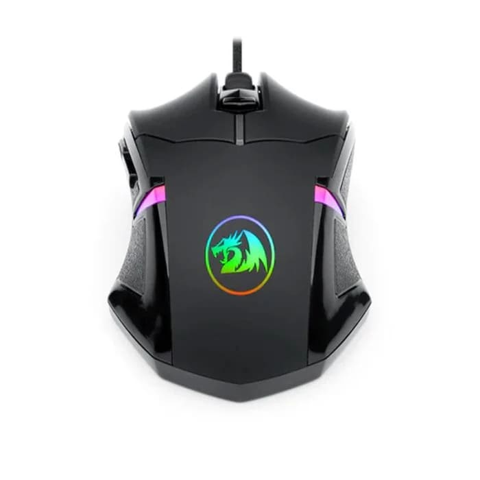 Souris Gamer Filaire Redragon Centrophorus M601 Rgb Noir.