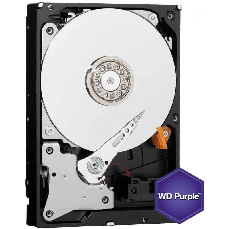 Disque Dur Interne 3.5 Pour Video Surveillance Western Digital Purple 1 To.
