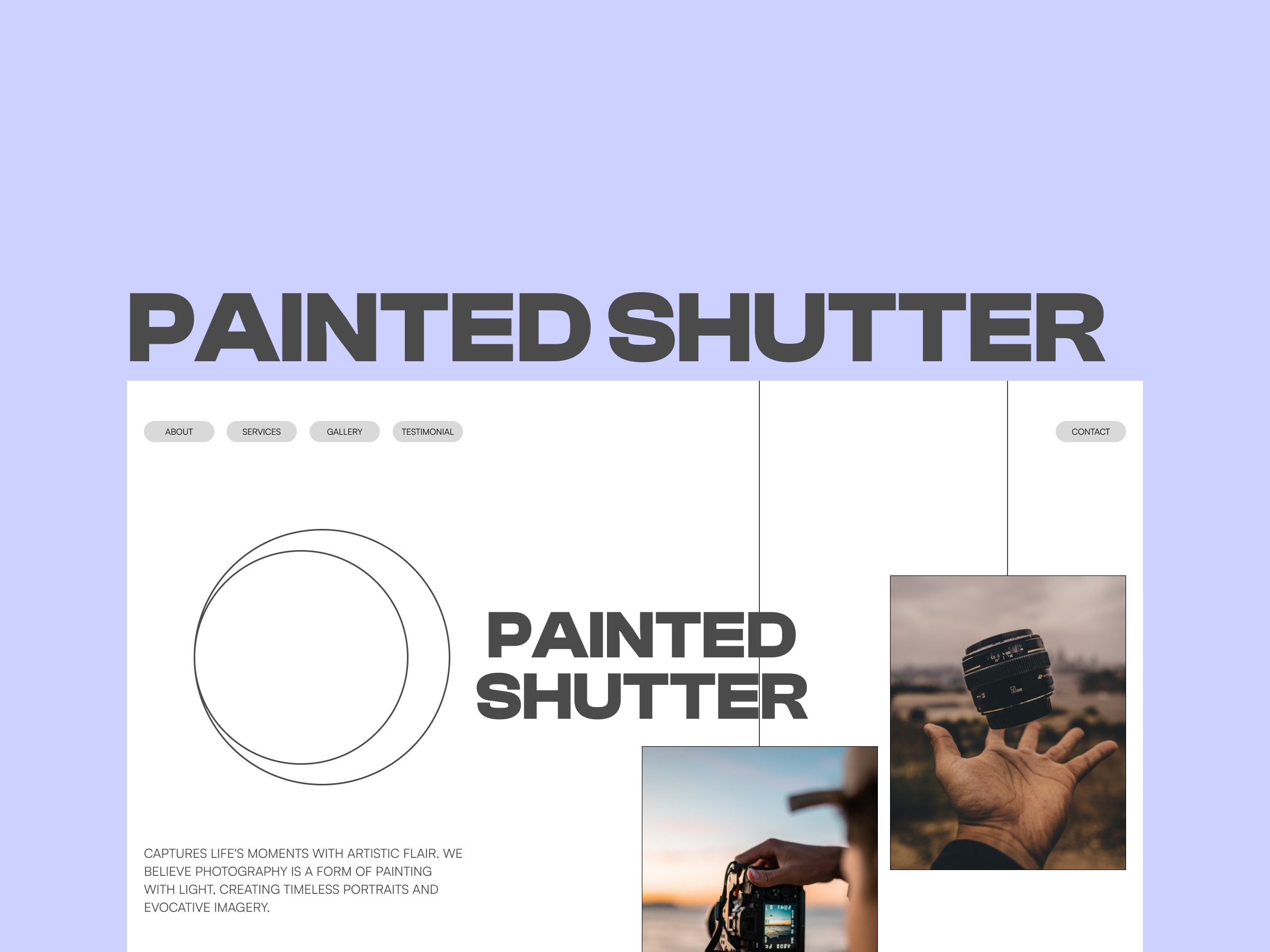 Painted Shutter