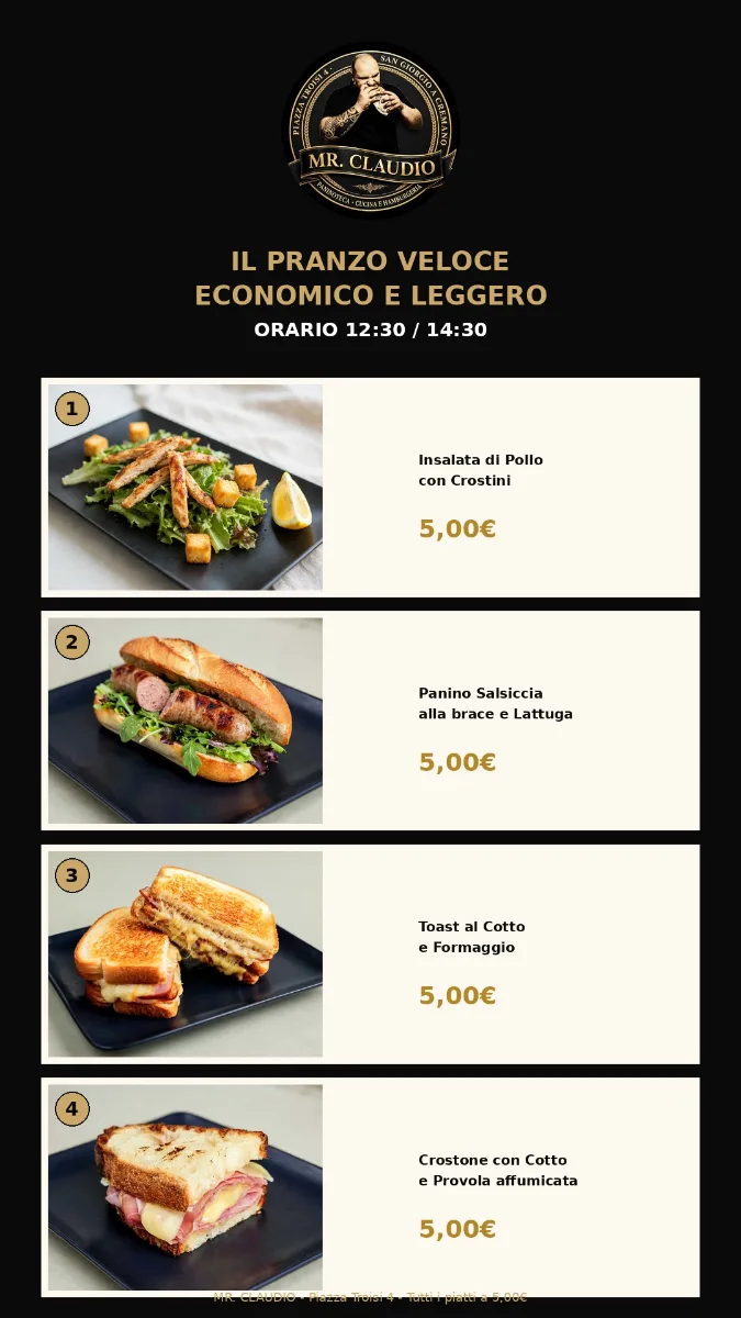 Pausa Pranzo MrClaudio