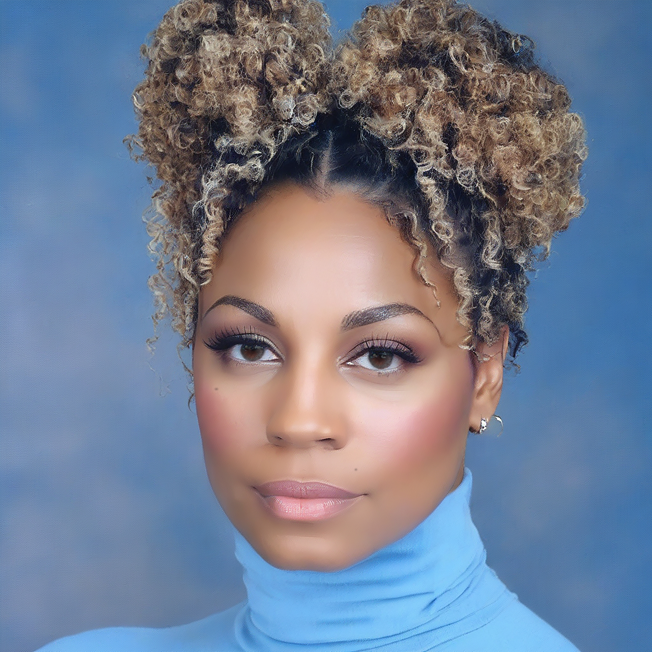 Zaina Juliette — Blue Bun