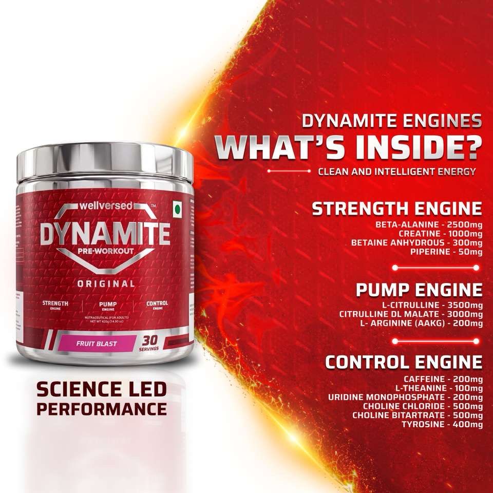 Dynamite Pre-Workout Original — alternate view