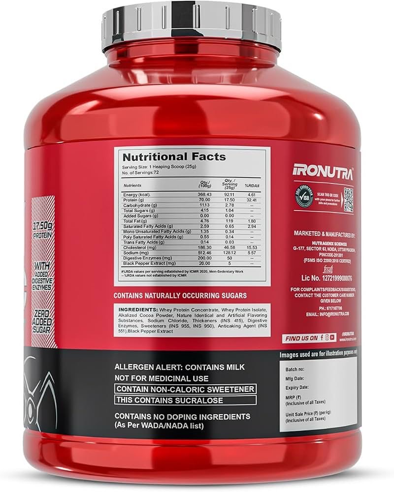 IRON MAGIC Endurance Series Whey Protein Double Rich Chocolate Flavour — alternate view