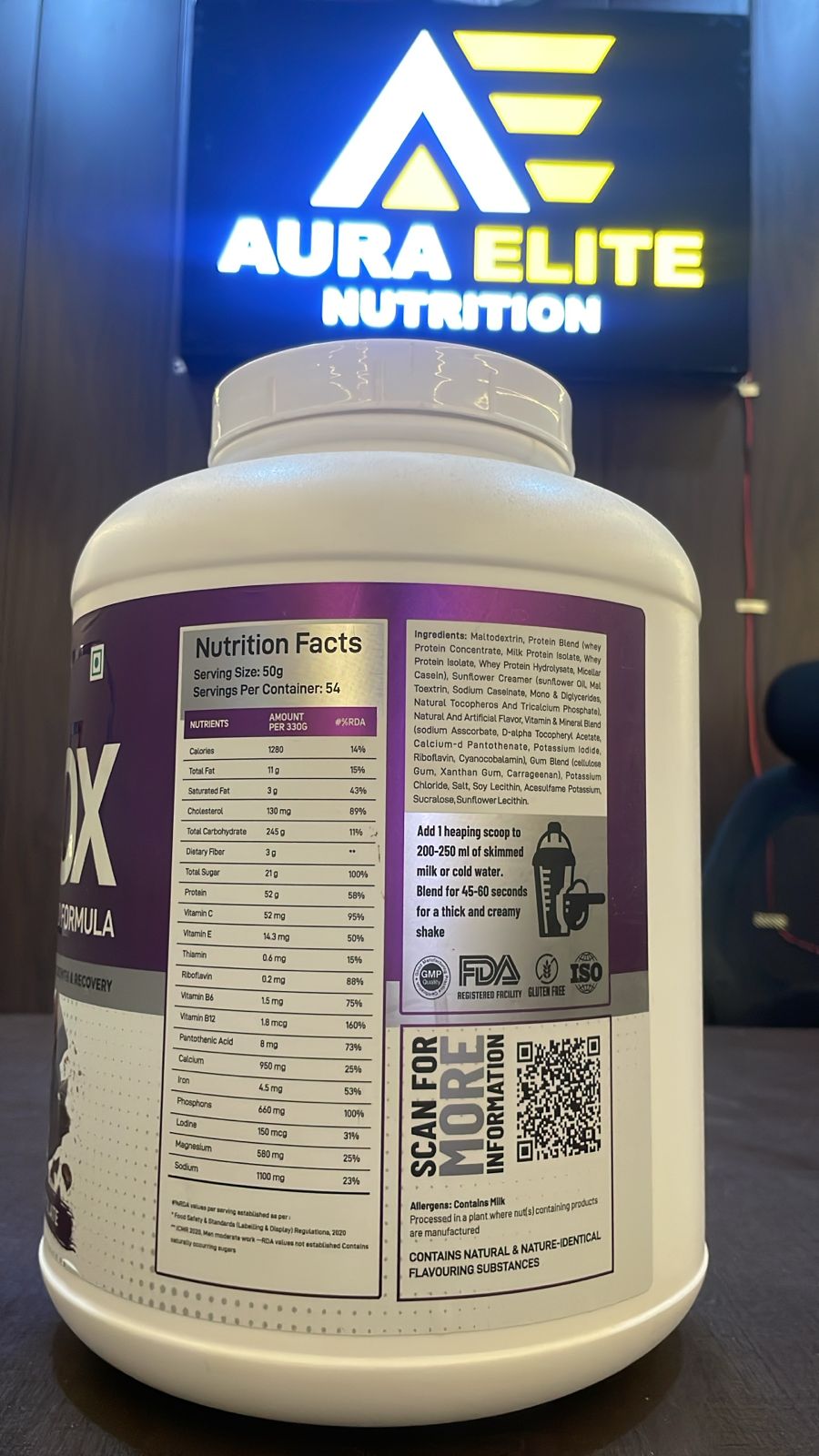 GAINOX ADVANCED MASS-BUILD Gainer — alternate view