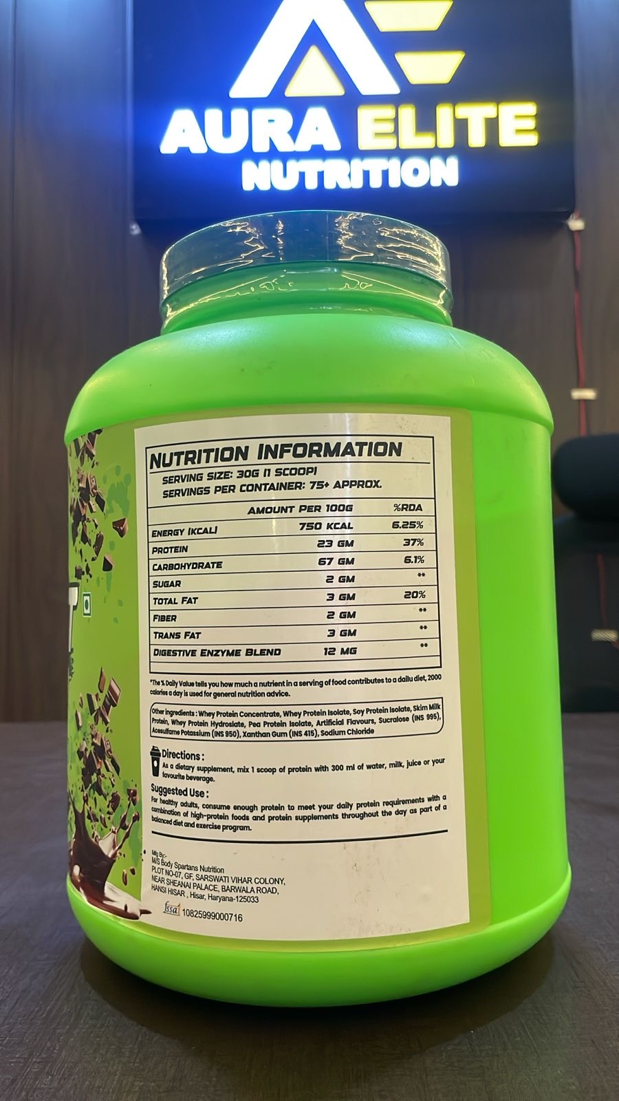 Everbeast Nutrition Weight Gainer with creatine — alternate view