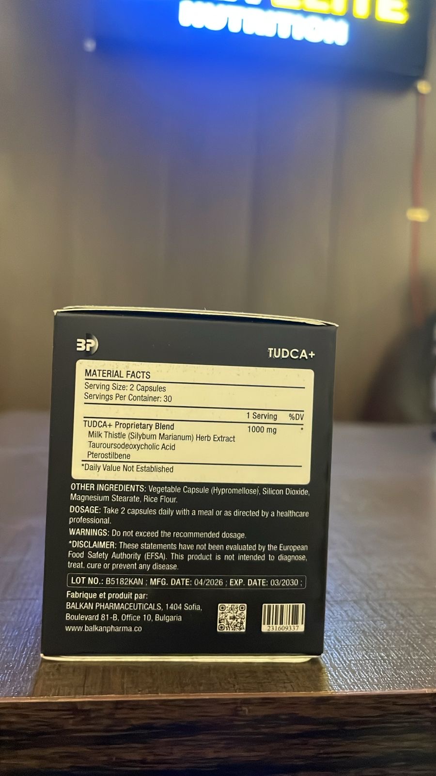 Balkan pharma TUDCA+ — alternate view