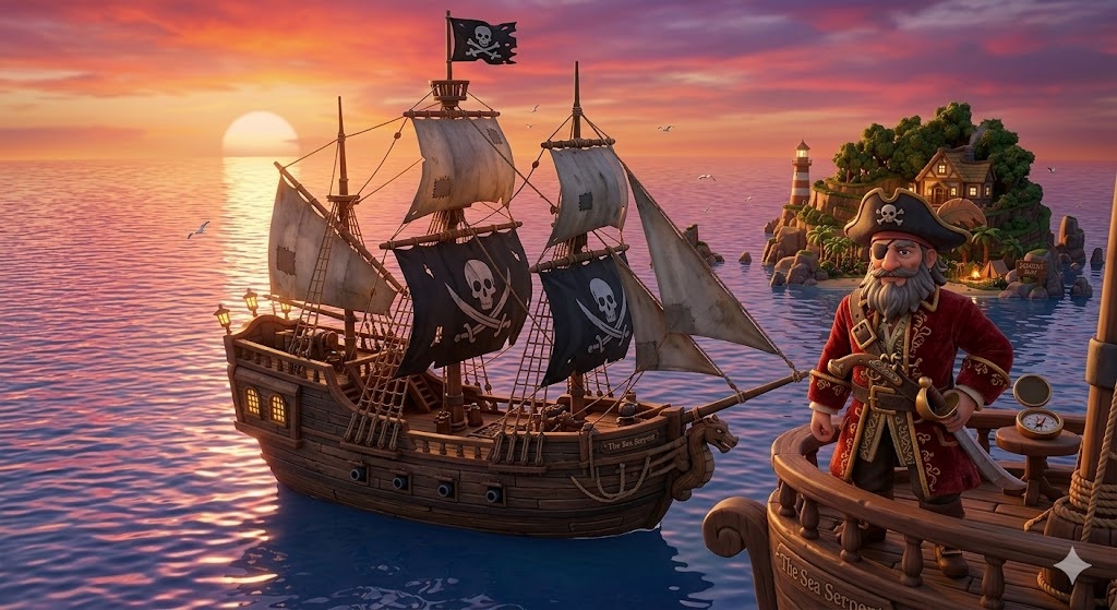 3D Pirate Ship