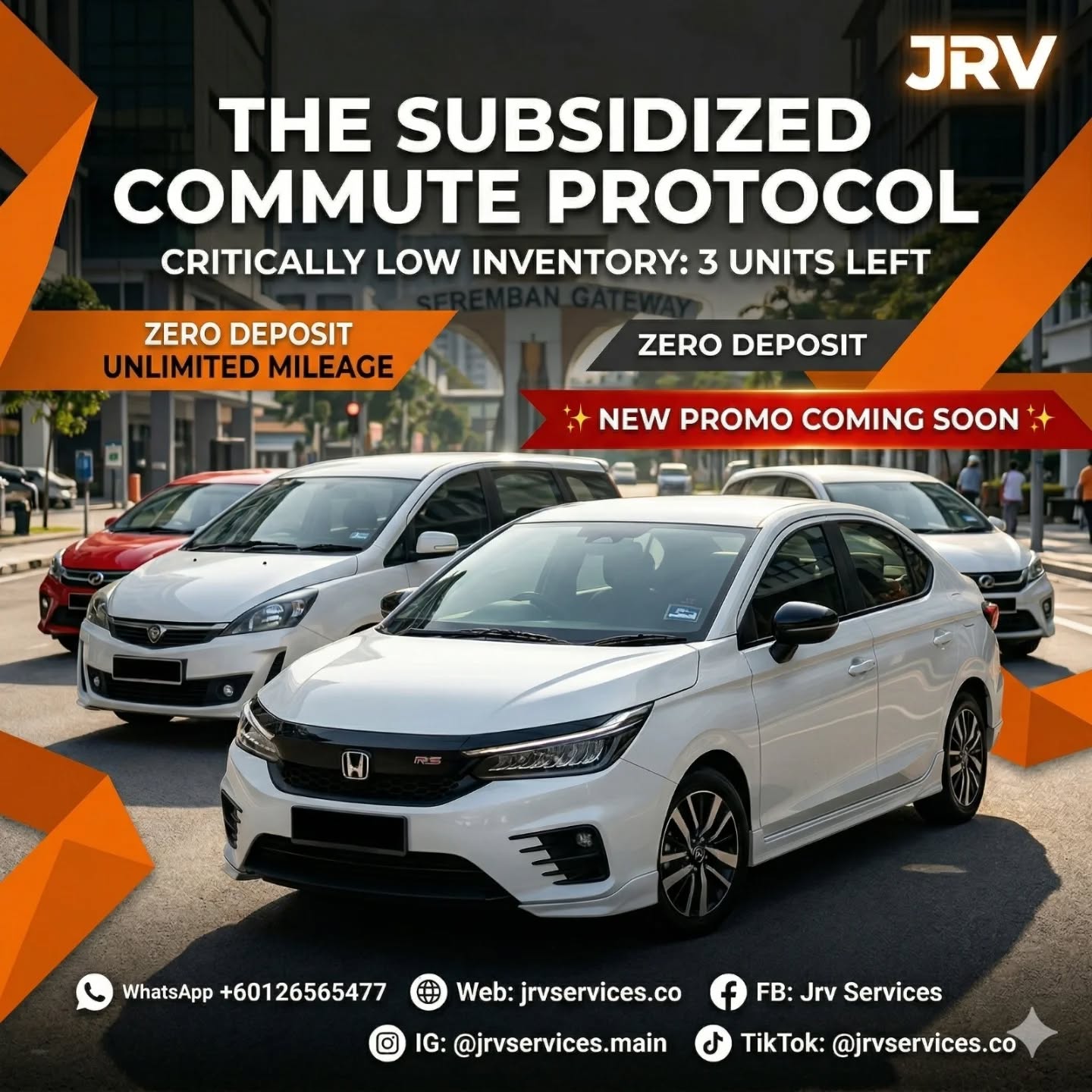 THE WEEK BEGINS. DO NOT COMPROMISE YOUR MONDAY COMMUTE. 🛡️